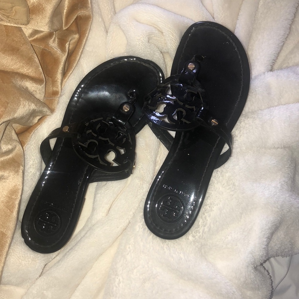 Black Tory Burch Miller Sandals! Dust bag included